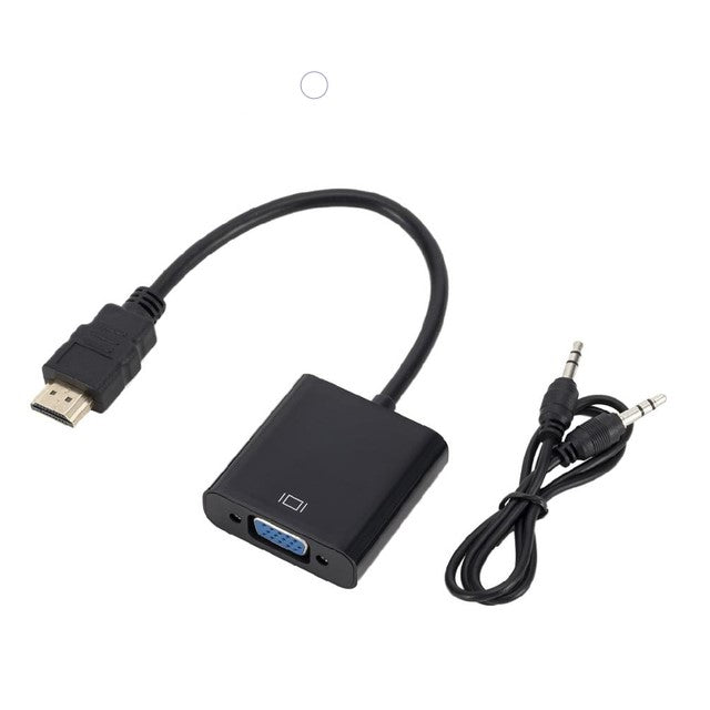 Adaptador 1080P HDMI-compatible to VGA Adapter For Xbox PS4 PC